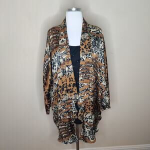 Added Dimensions Catherine's Ruffled Blouse + Tank Set